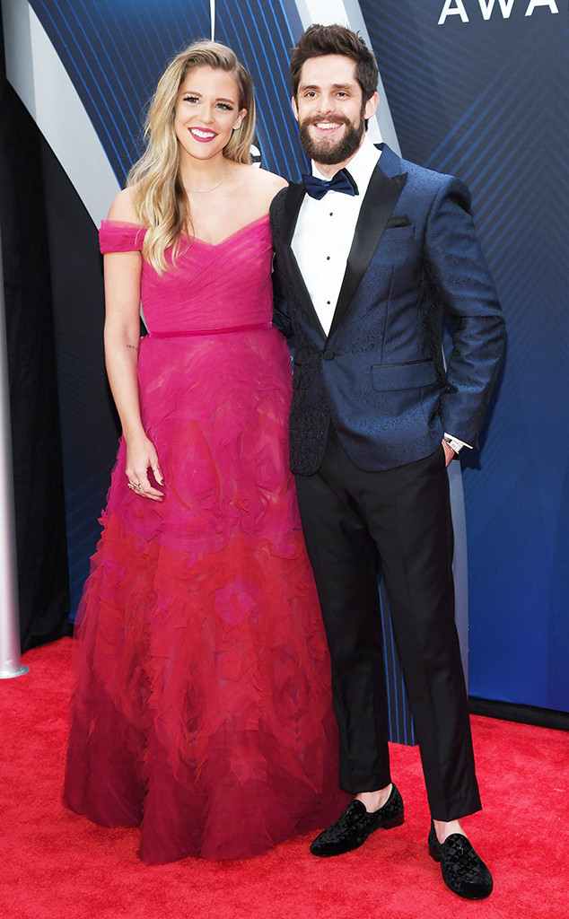 Lauren Akins, Thomas Rhett, 2018 CMA Awards, Couples Lauren Akins, Thomas Rhett, 2018 CMA Awards, Couples